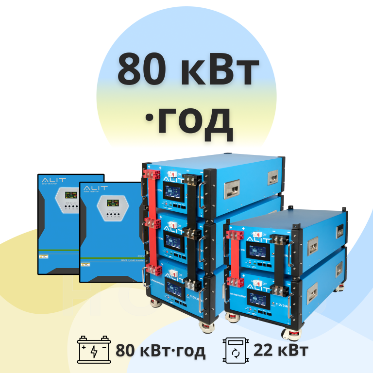 Система резервного живлення 80 кВт·год ALIT - ТОВ ХОРОС